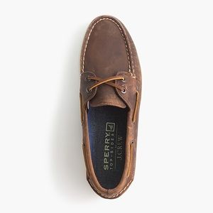 Sperry® for J.Crew 2-eye broken-in Boat Shoes